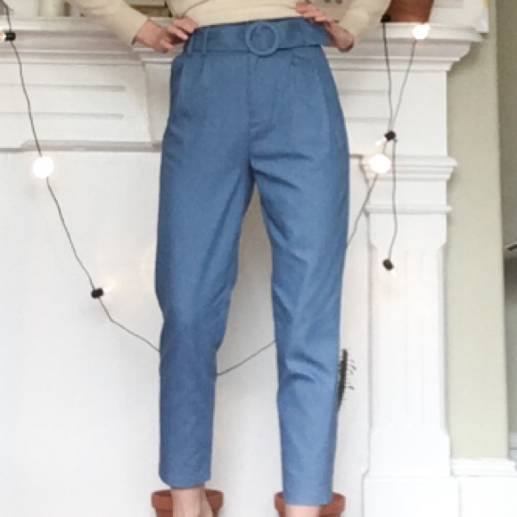 Belted trousers ✨ pleated - ENVY - Picture 2 of 6